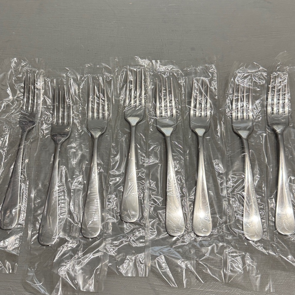Vintage American Airlines Stainless Steel Onieda Fork Set